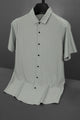Turbo Smart Structure Comfort Casual Shirt In Slate Grey