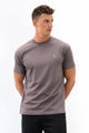 Plo Regular Shor Slevees Men's Tee In Silver Pink