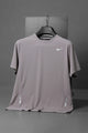 Nke Miler Breathable Slub Imp Dry-Fit Tee In Silver Pink