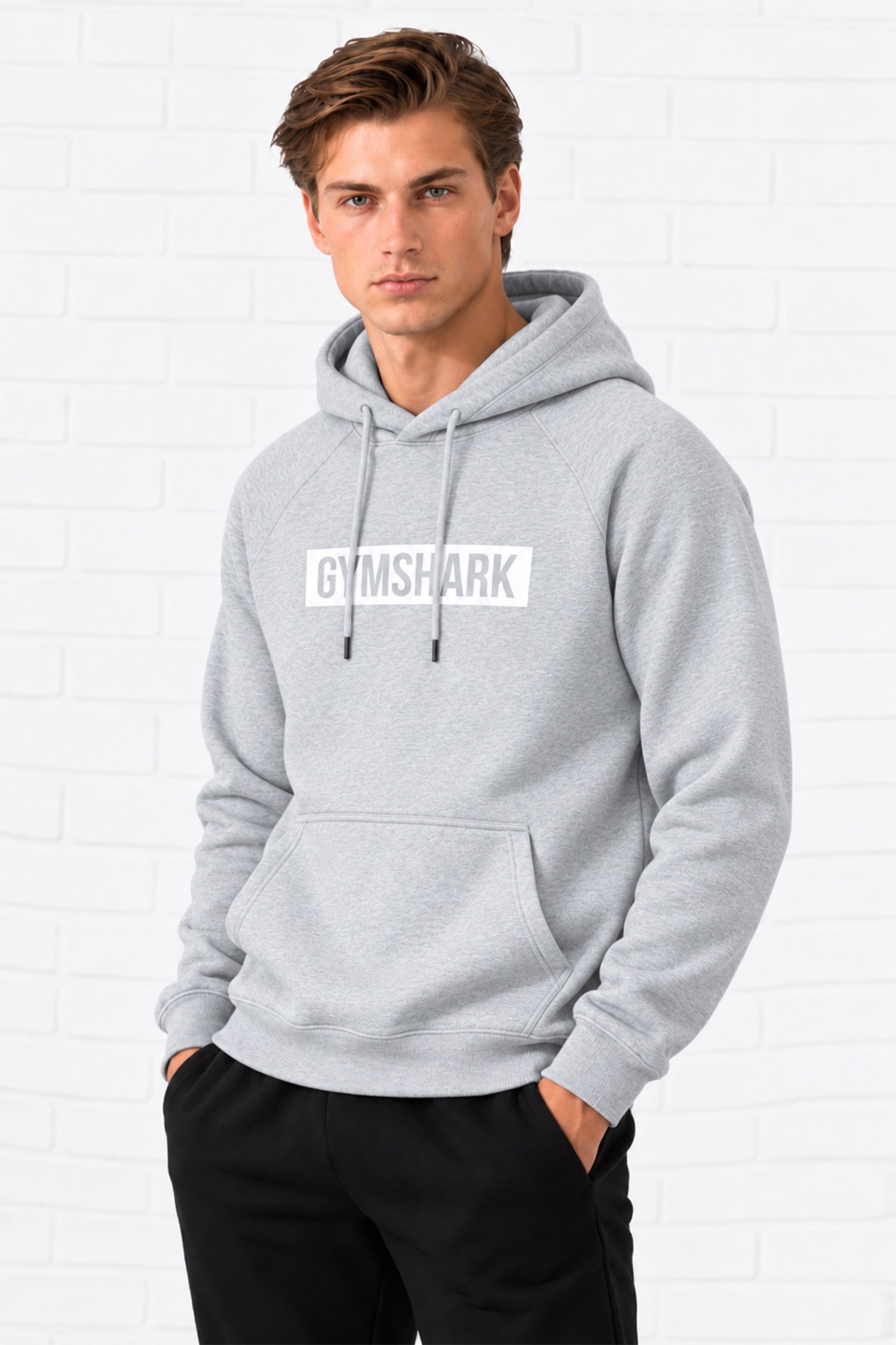 Gymshrk Worn Graphic Men's Hoodie