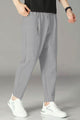 Turbo Urban-Fit Single Plate Waffle Trouser In Silver Grey
