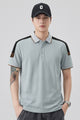 Men's Precision Stitch Polo T-Shirt In Stone Grey