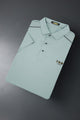 Turbo Ribbed Shoulder Style Men's Polo T-Shirt