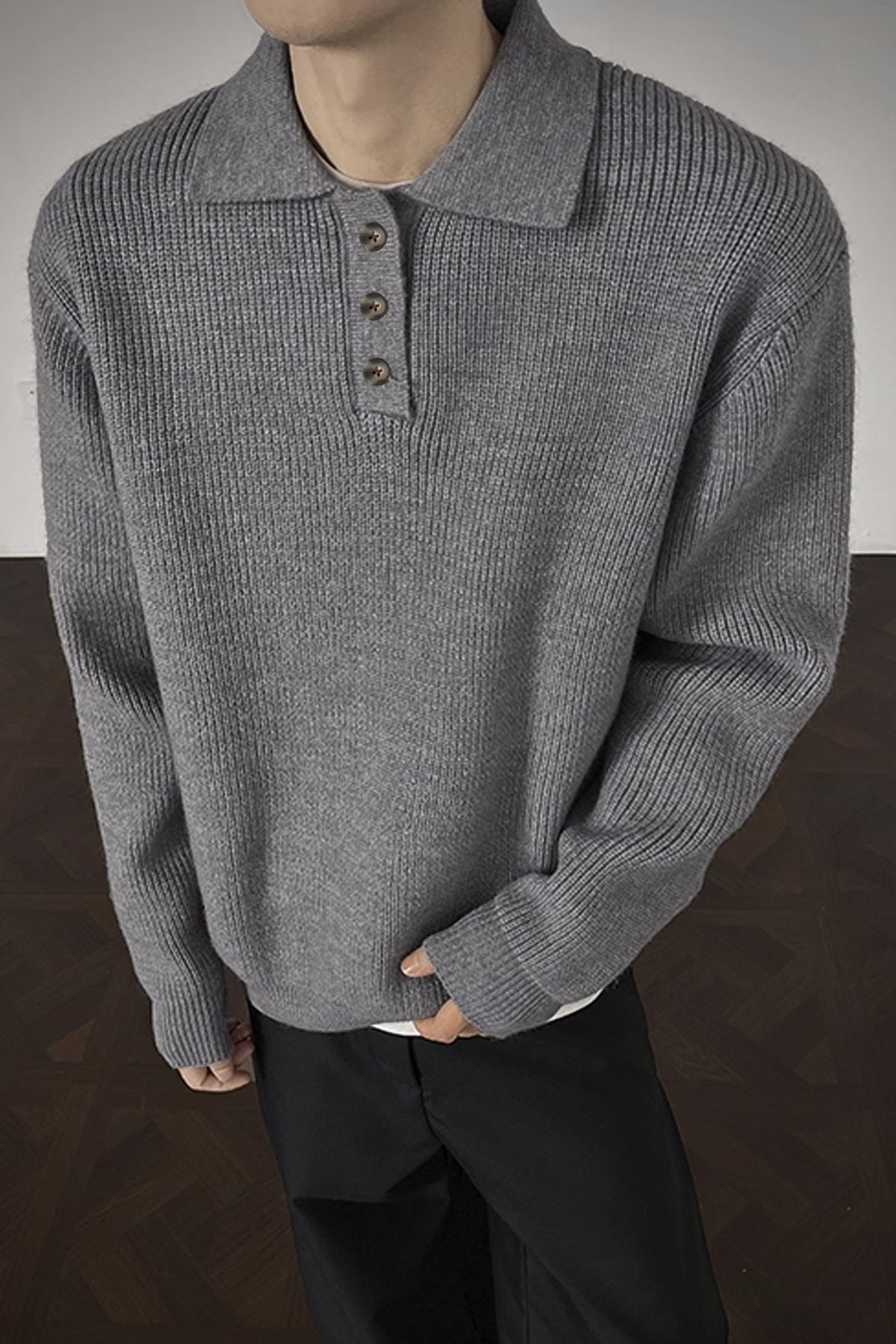 Turbo Autumn Knitted Imported Men's Sweater