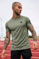Adds Club 3-Stripes Tennis Imp Dry-Fit Tee In Thundar Grey