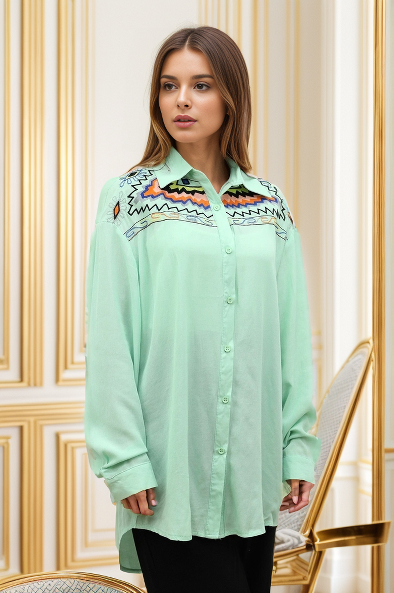 Embroidered Design Turkish Imported Top