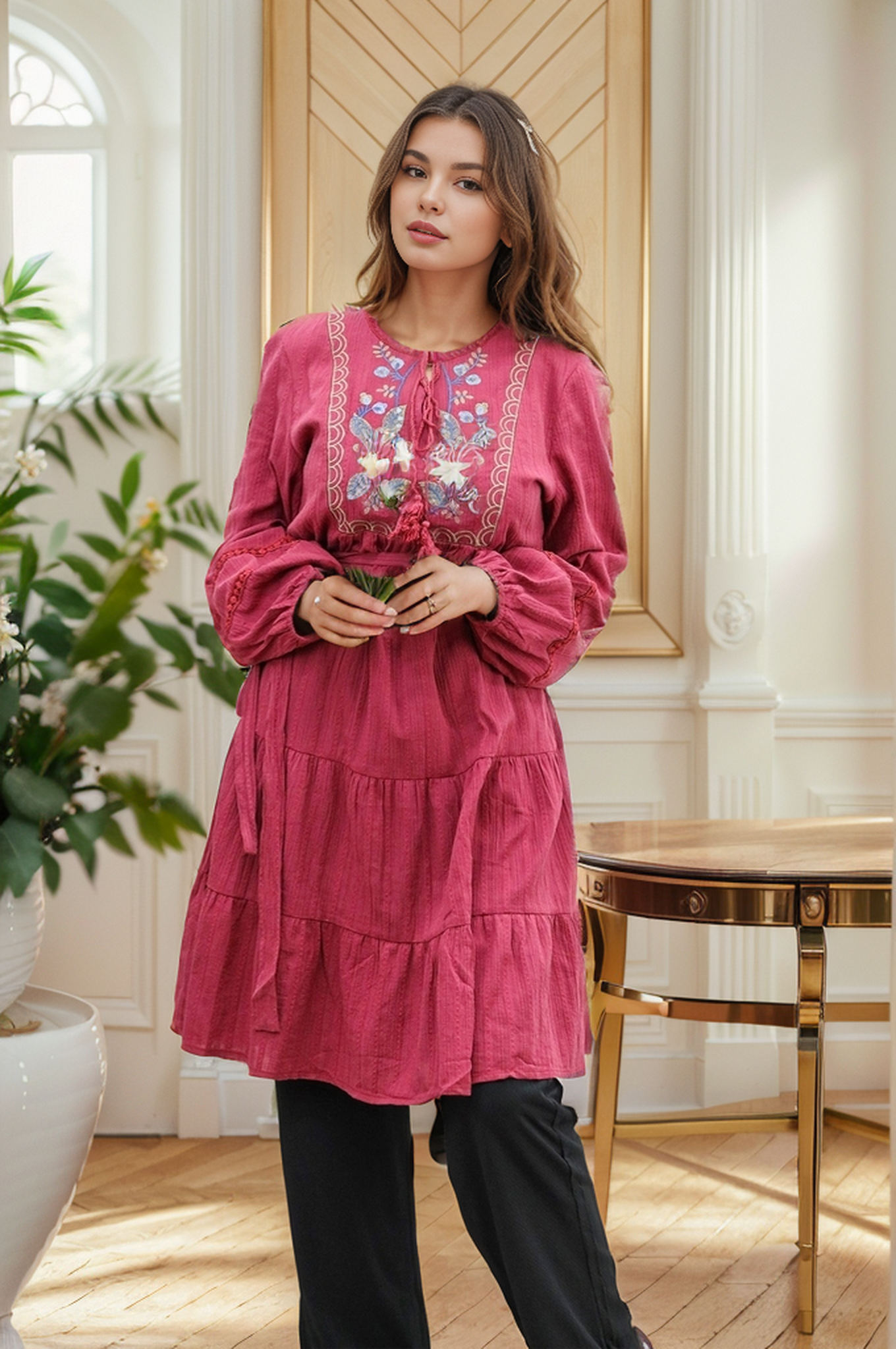 Embroidered Design Turkish Imported Top