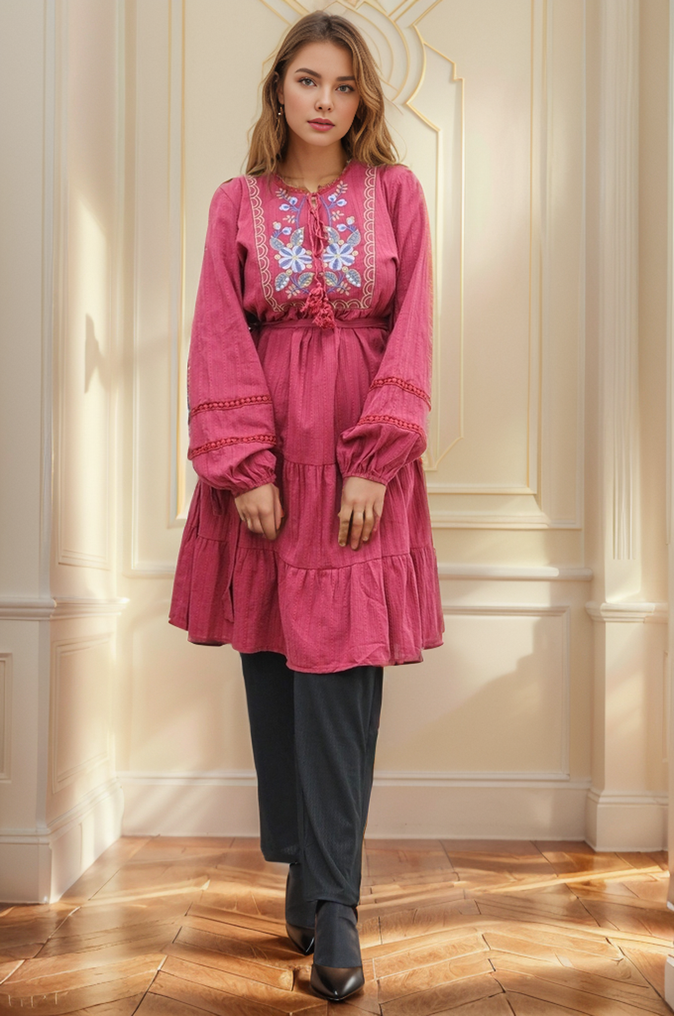 Embroidered Design Turkish Imported Top