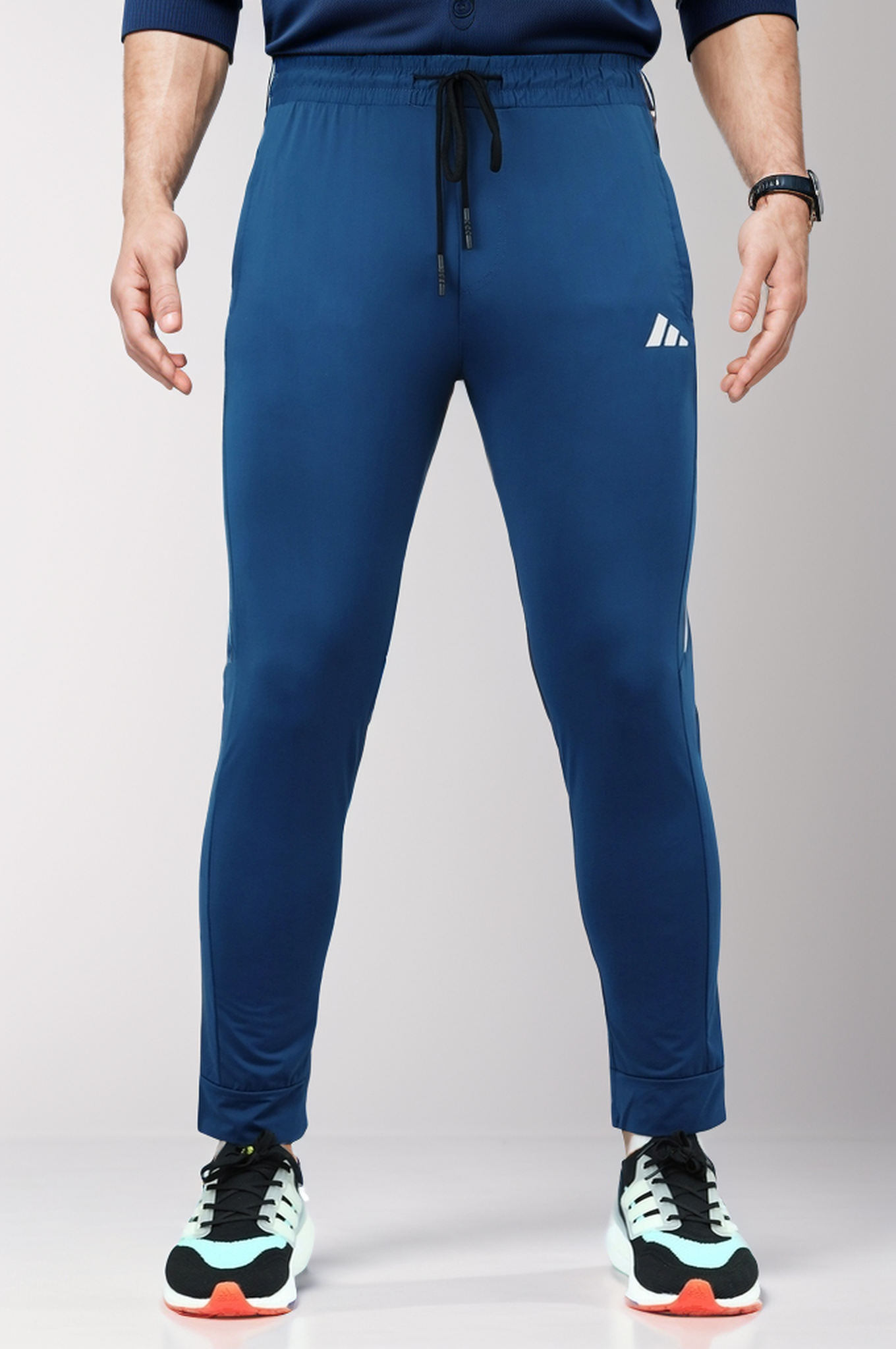 Adds Side Stripes Sportswear Trouser in Zink