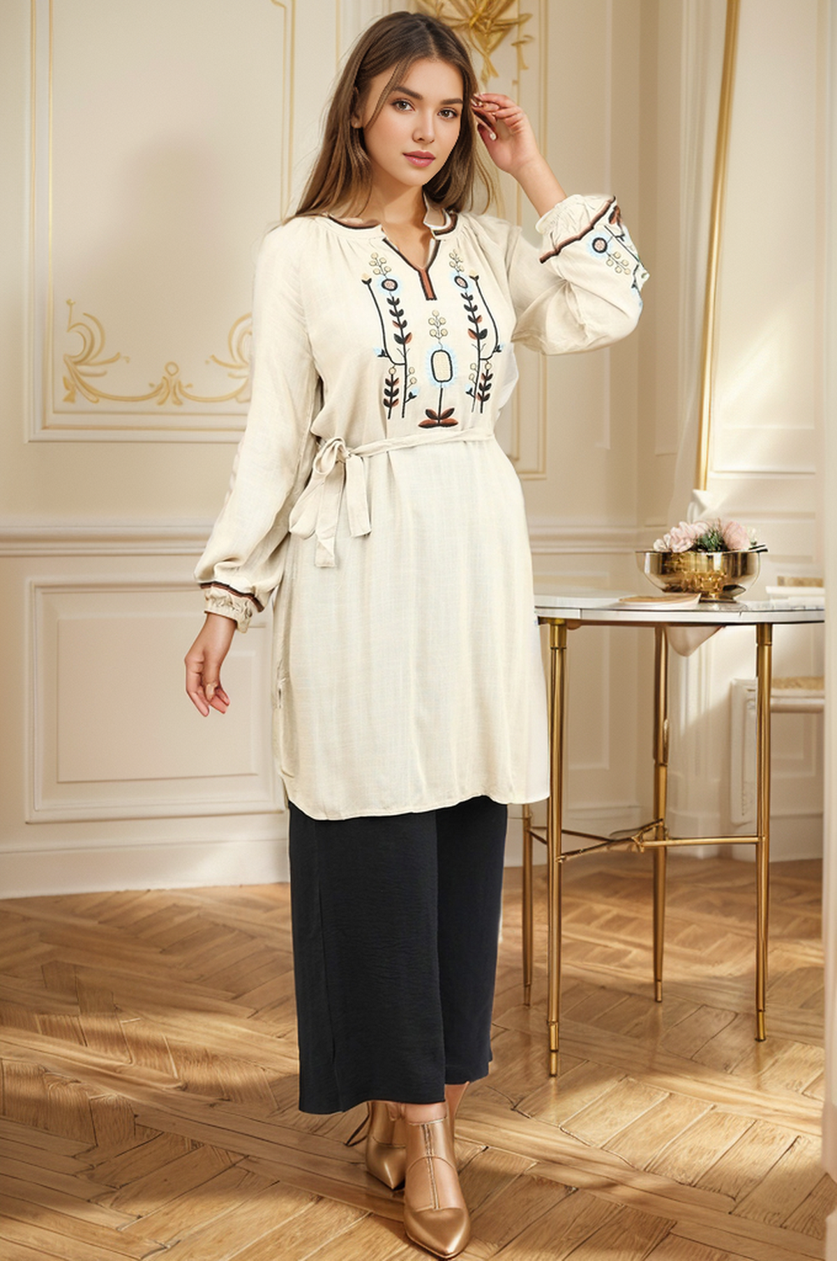 Embroidered Design Turkish Imported Top