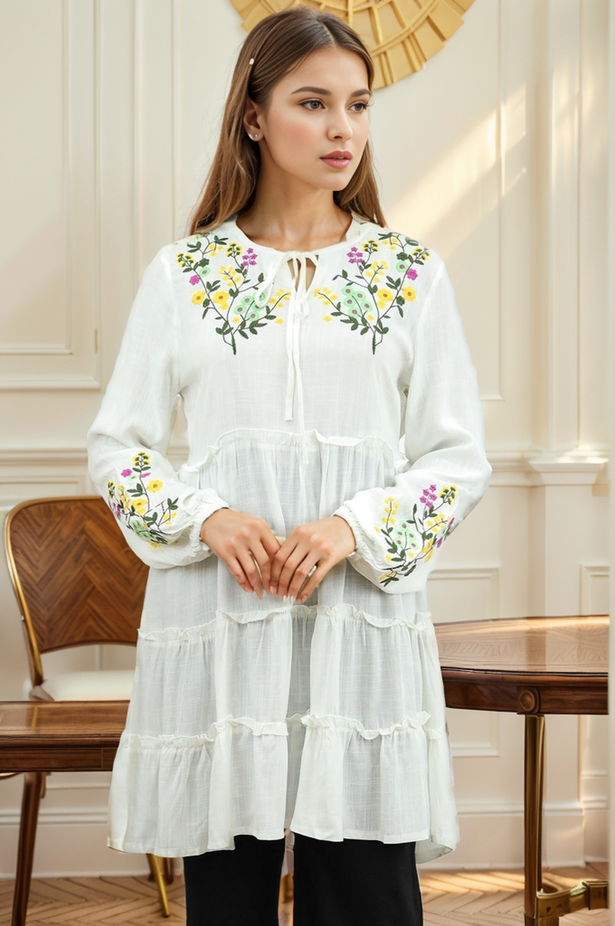 Embroidered Design Turkish Imported Top