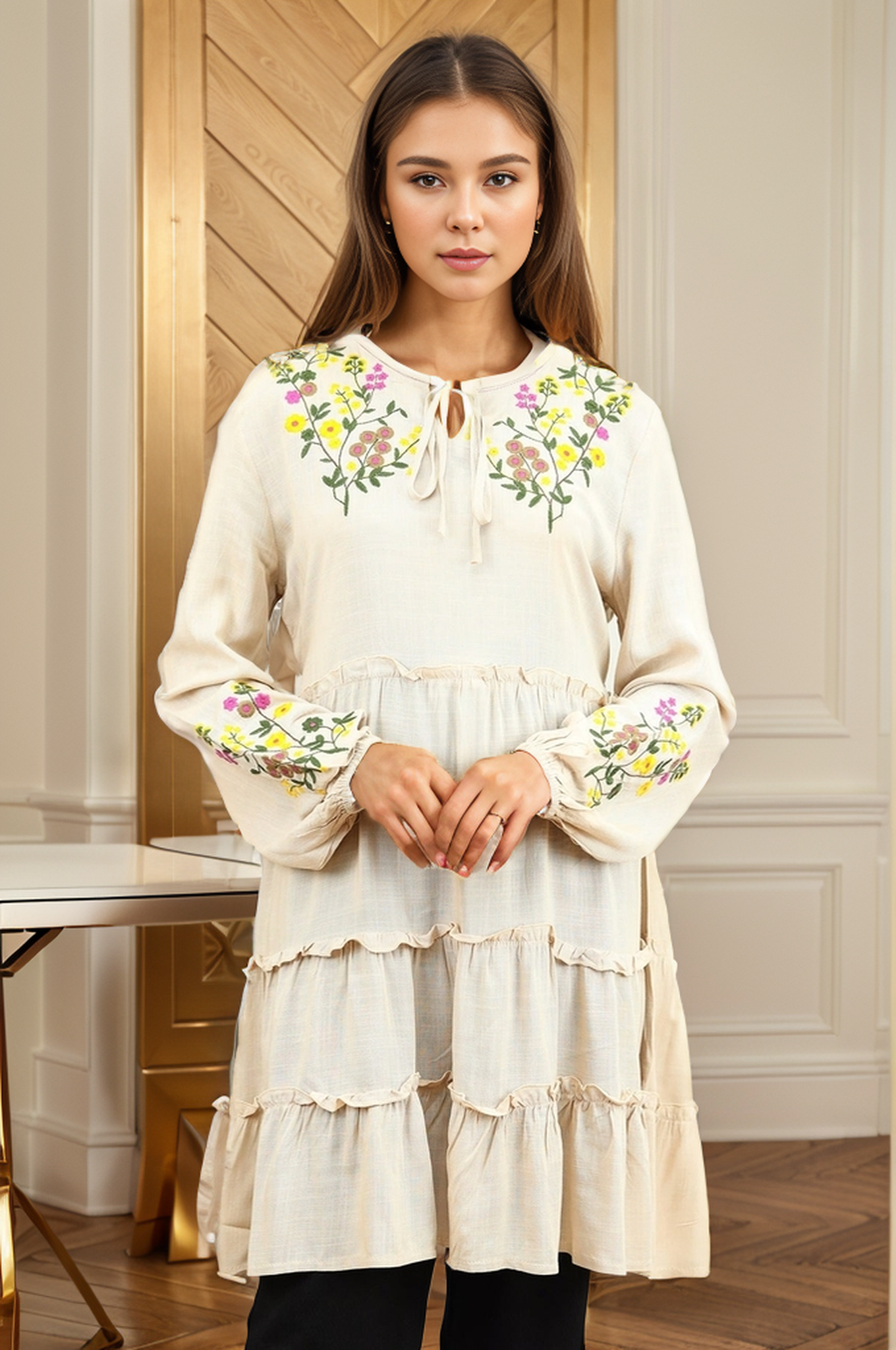 Embroidered Design Turkish Imported Top