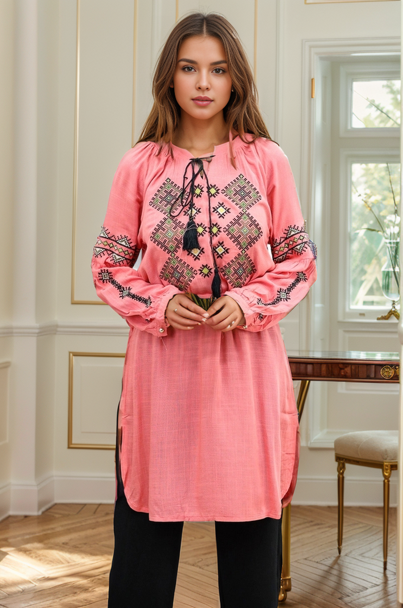 Embroidered Design Turkish Imported Top