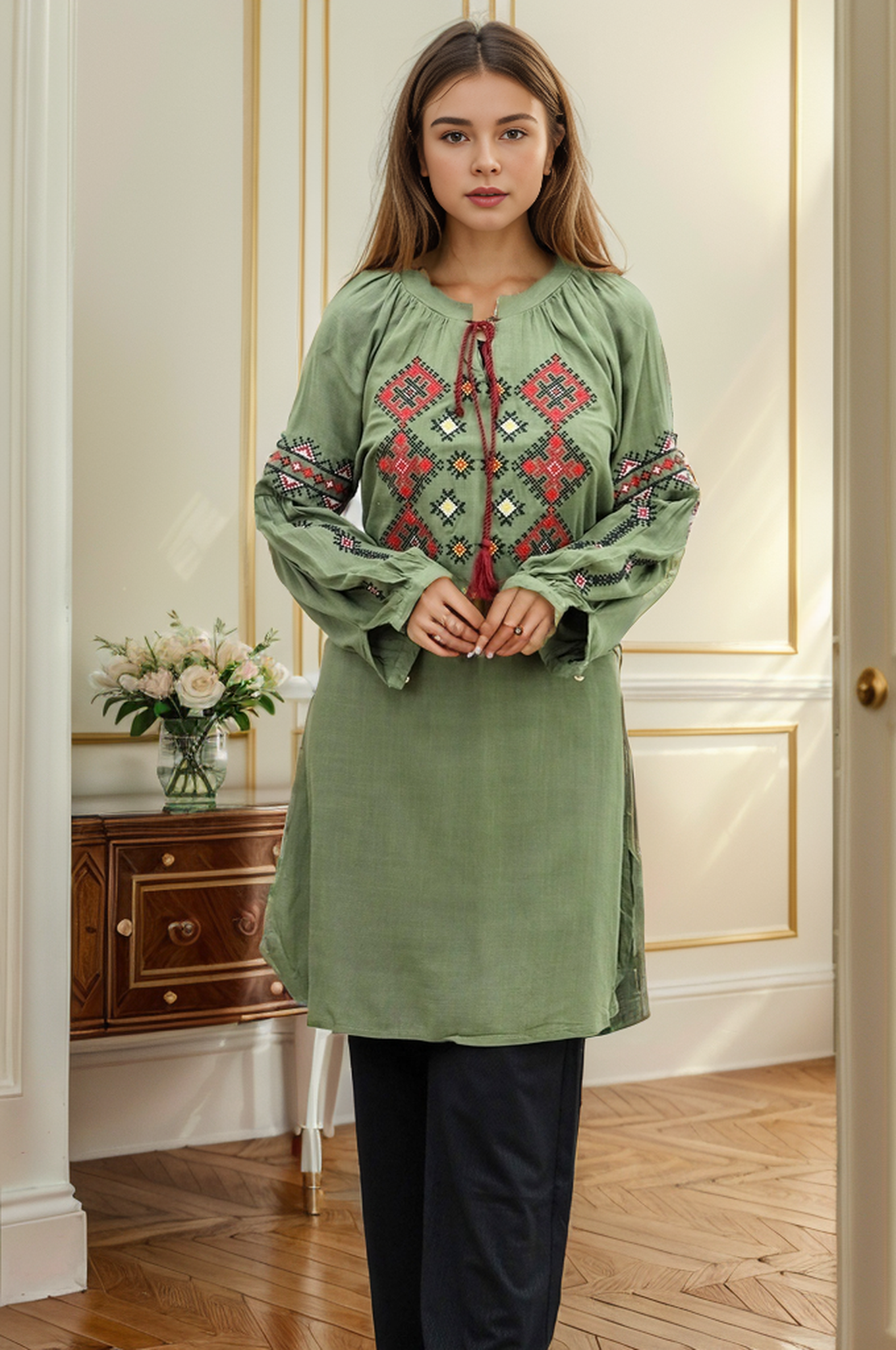 Embroidered Design Turkish Imported Top