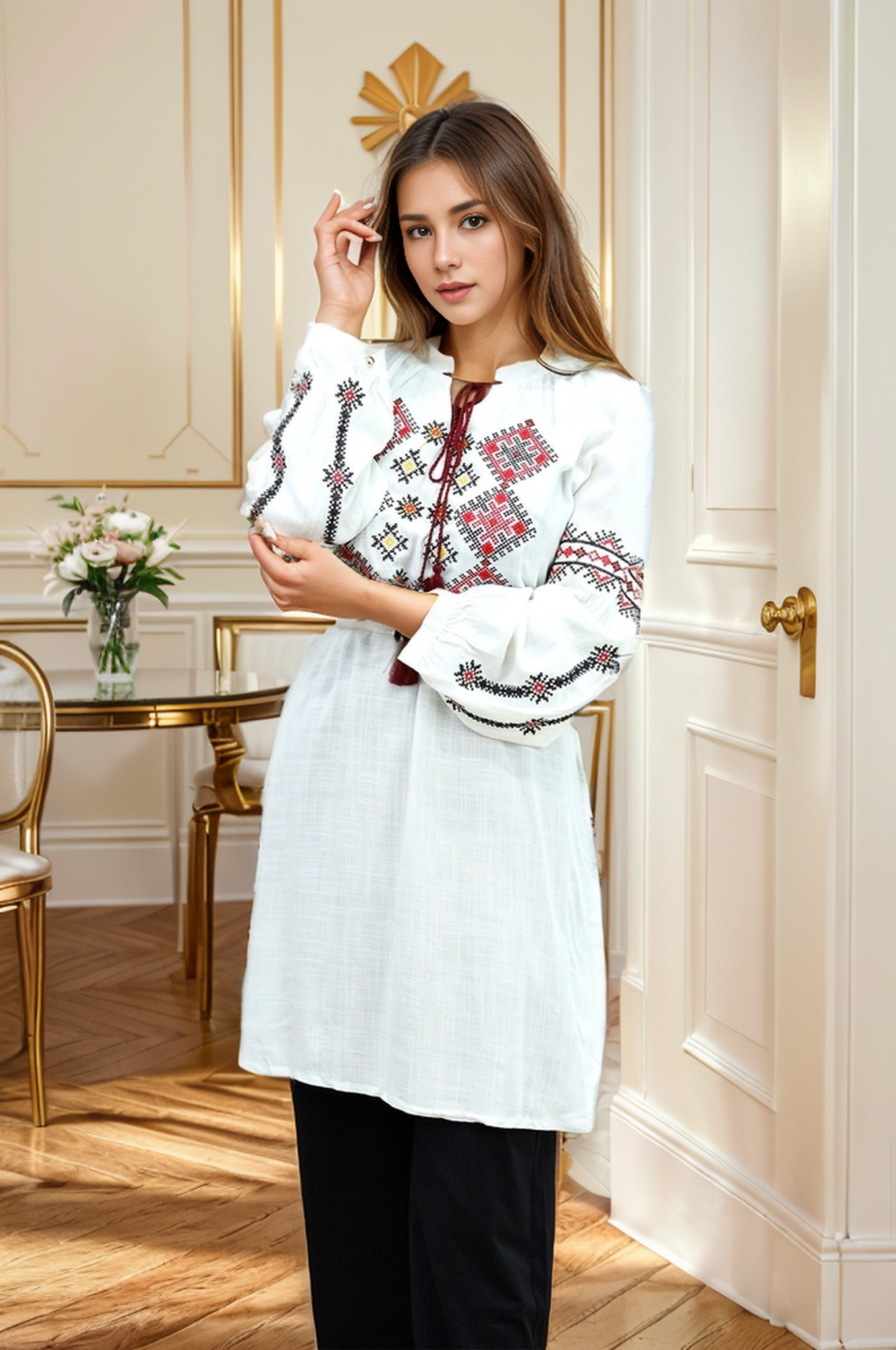 Embroidered Design Turkish Imported Top