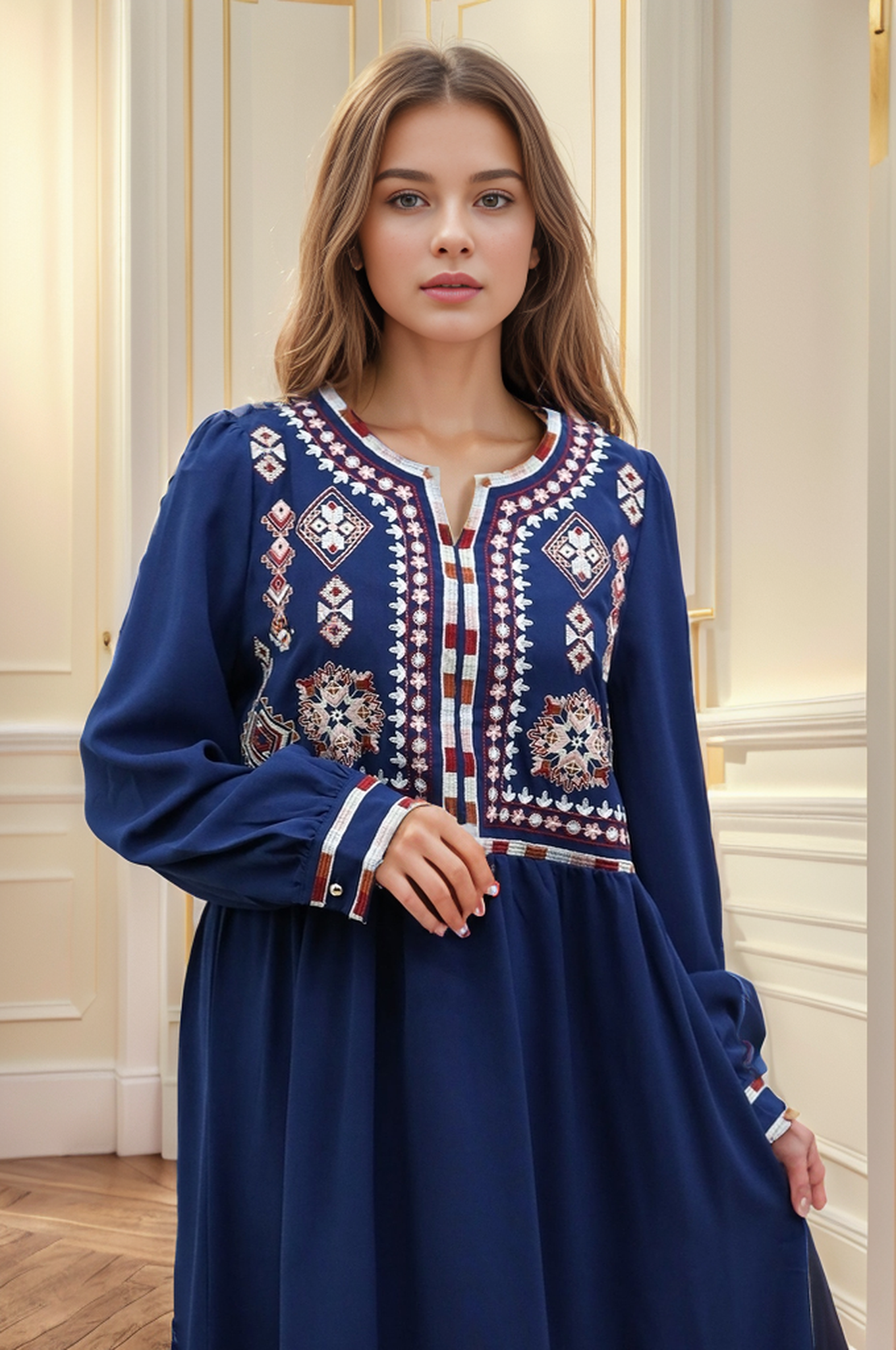 Embroidered Design Frock