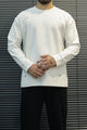 Turbo Geometric Piping Imported Round Neck Men's Sweatshirt