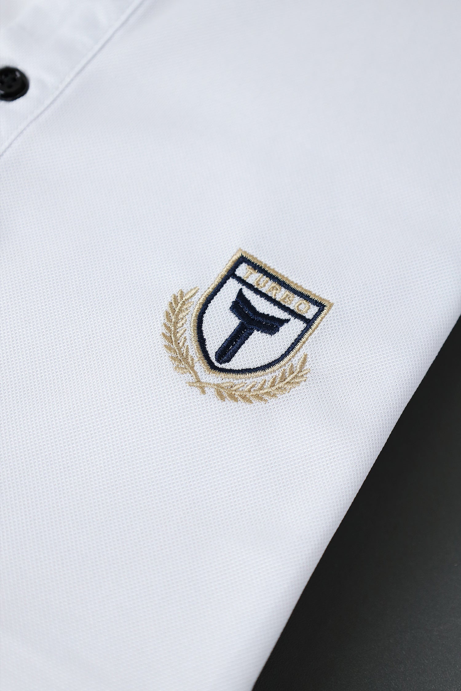 Turbo Embroidered Emblem Men's Polo Shirt