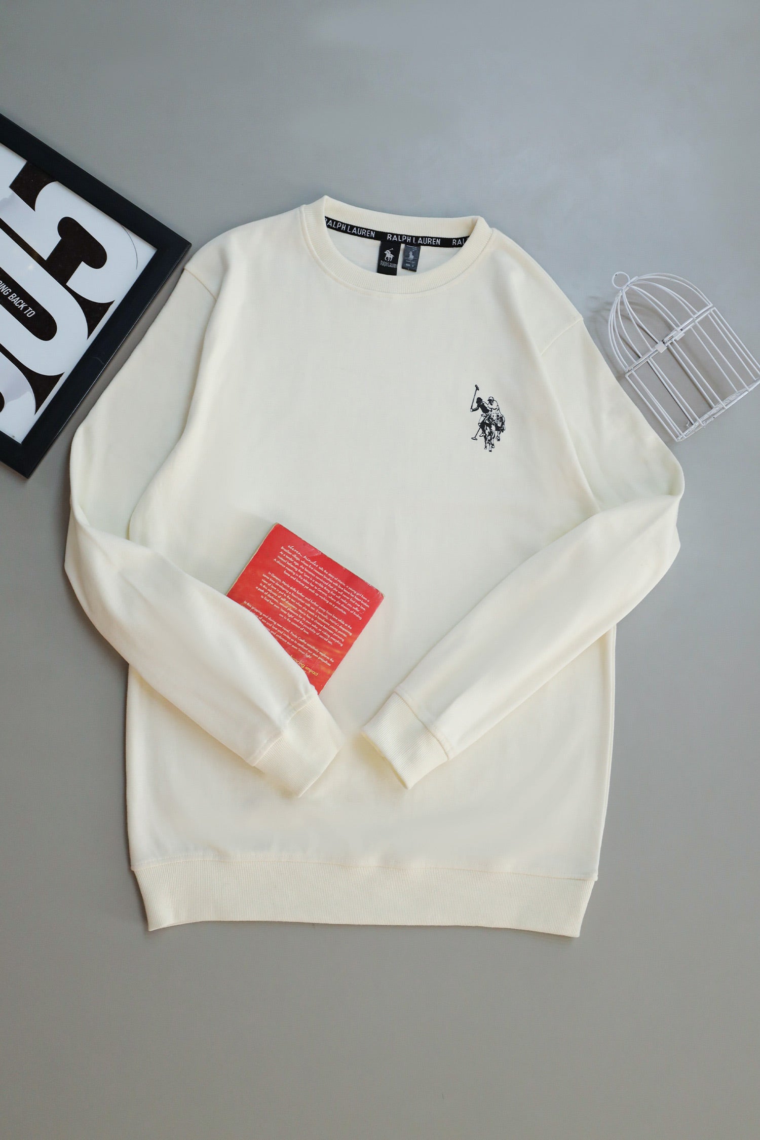 Rph Lren Neck Adele Round Neck Imported Men's Sweatshirt