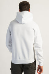 Turbo Original Signature Fleece Hoodie In White