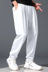 Turbo Comfort Front Plate SlimFit Trouser In White