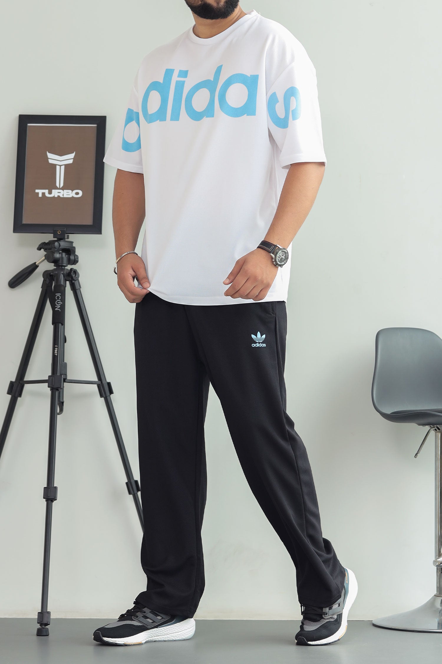 Adds Drop Shoulder Quick-Dry Tracksuit