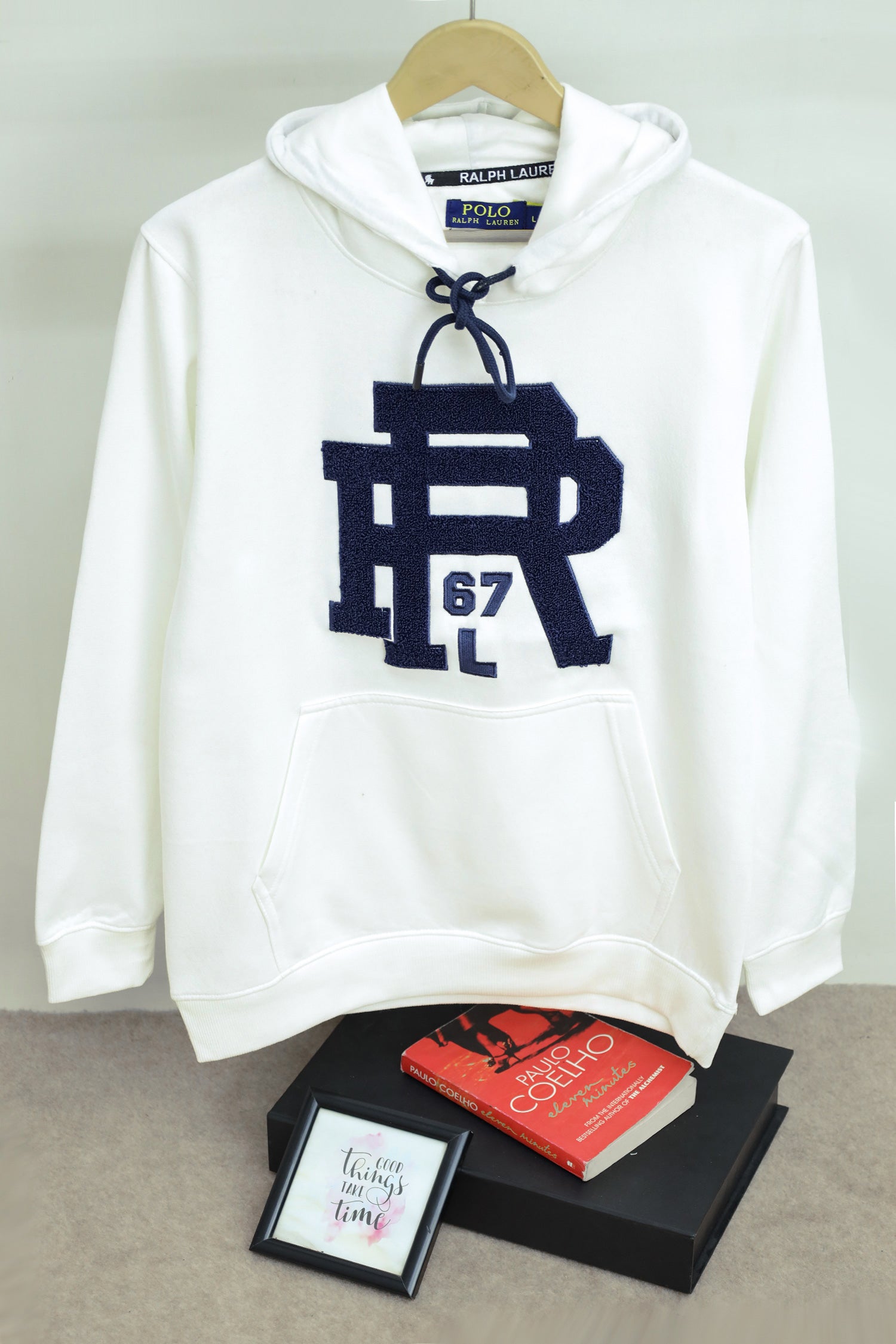 Rph Lren Polo Arts Letter Essential Fleece Hoodie