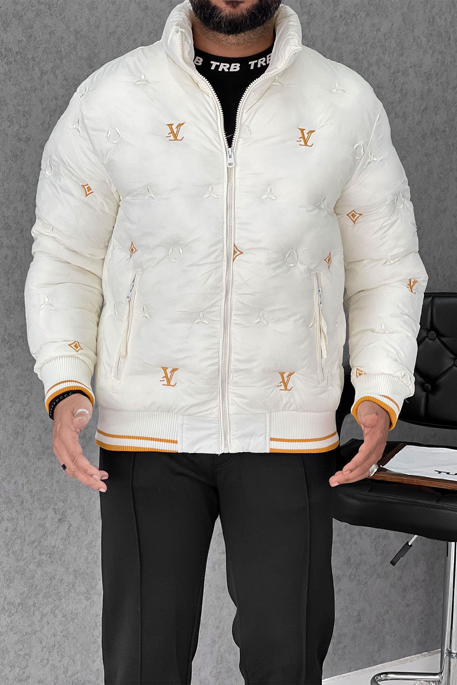 Luis Vten Embossed Branding Imported Puffer Jacket