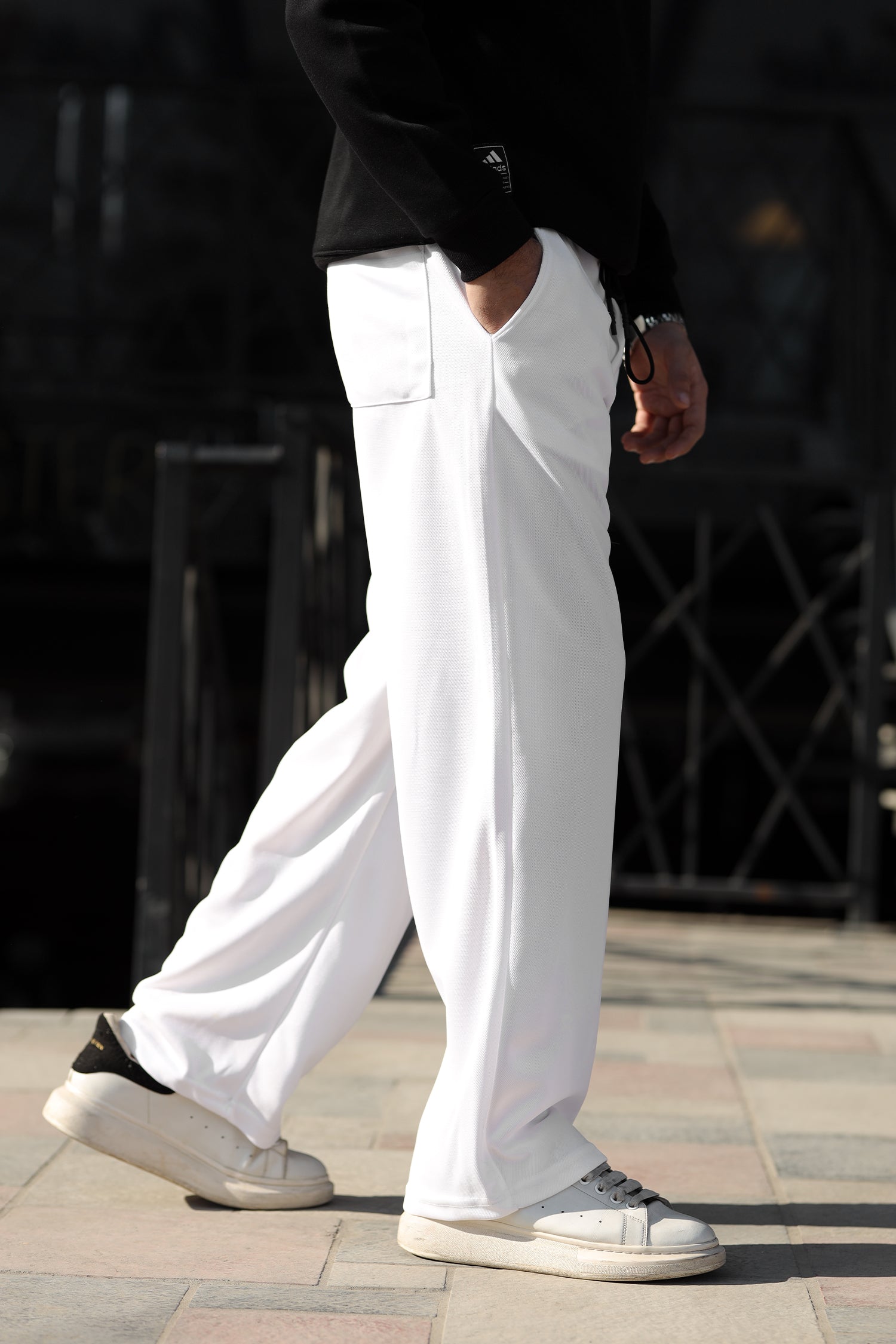 Relaxed Straight Baggy Loose Bottom Trouser