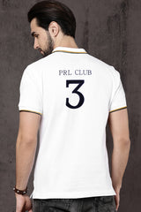 Rph Luren Polo Club 3 Triple Pony Men's Polo Shirt In White