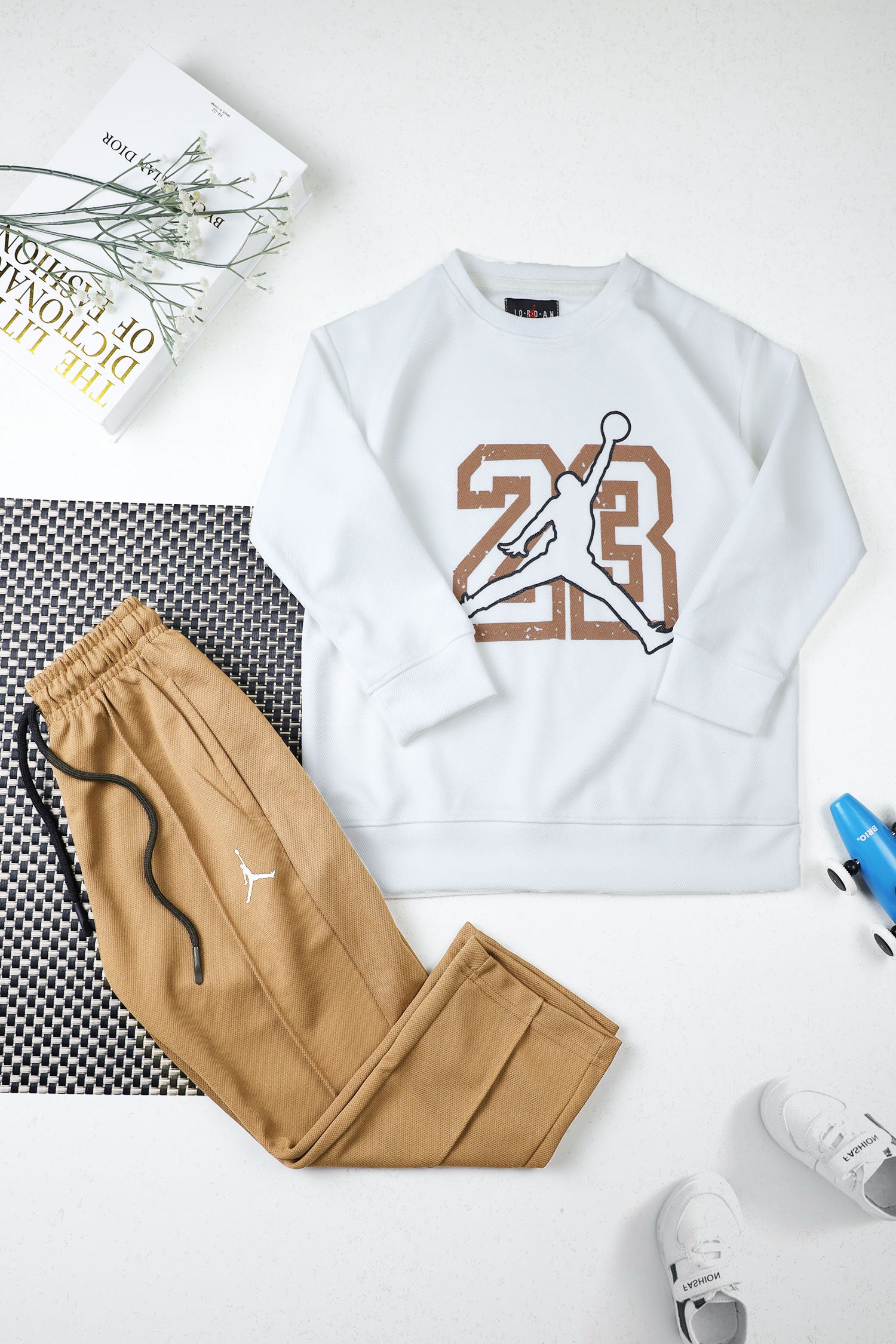 Jrdn Flight Essential Oversized Unisex Kids Tracksuit
