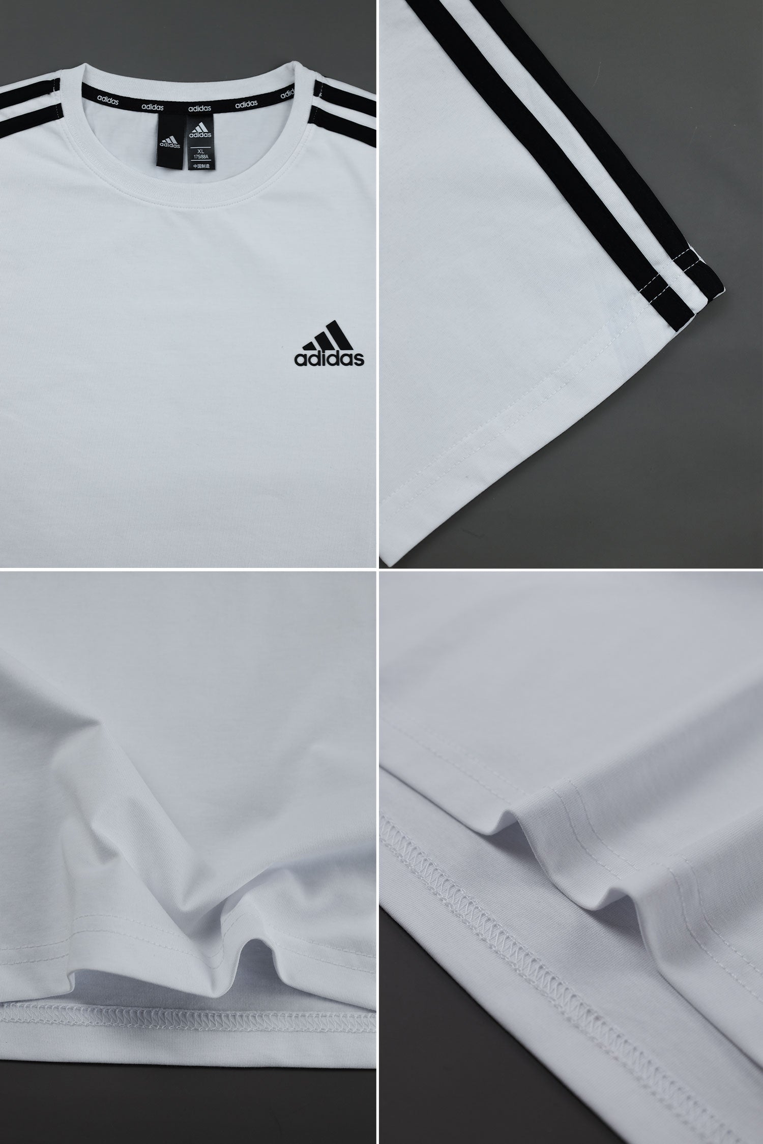 Adds Essentials Classic Strips Round Neck T-Shirt