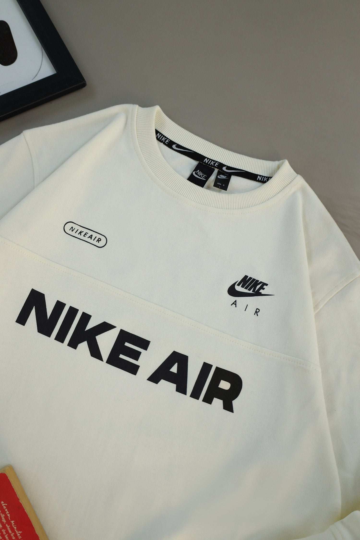 Nke Air Brushed Back Round Neck Imported Men's Sweatshirt