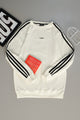 Turbo 3 Stripes Round Neck Men's Sweatshirt In White