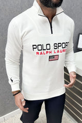 Polo RL Sport Half Zip Full Sleeves Men's Sweatshirt