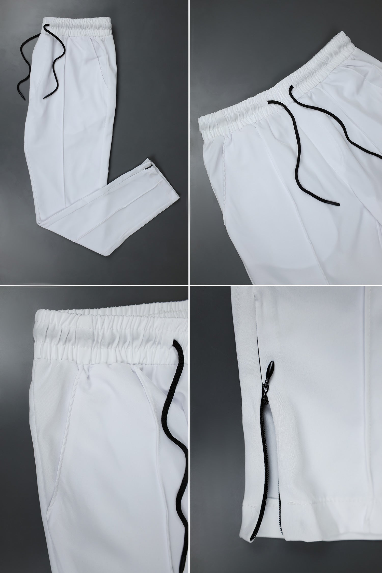 Turbo Micron Swift-Line Panel Trouser In White