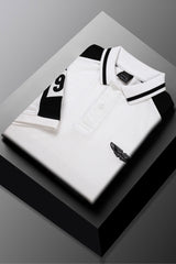Hackt Lndn Astn Martn UltraCore Athletic Men's Polo Shirt In White