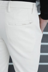 Elegant Self Texture Knitted Cotton Ankle fit Pant