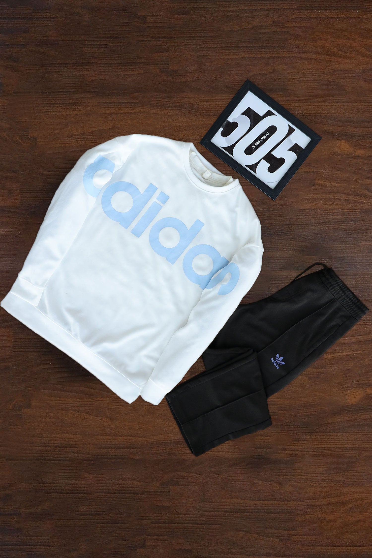 Adds Spellout Crew Round Neck Tracksuit