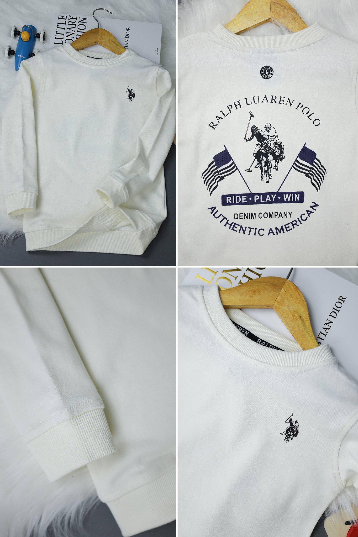 U.S. Polo Assn Round Neck Unisex Kids SweatShirt