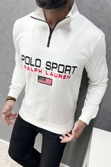 Polo RL Sport Half Zip Full Sleeves Men's Sweatshirt