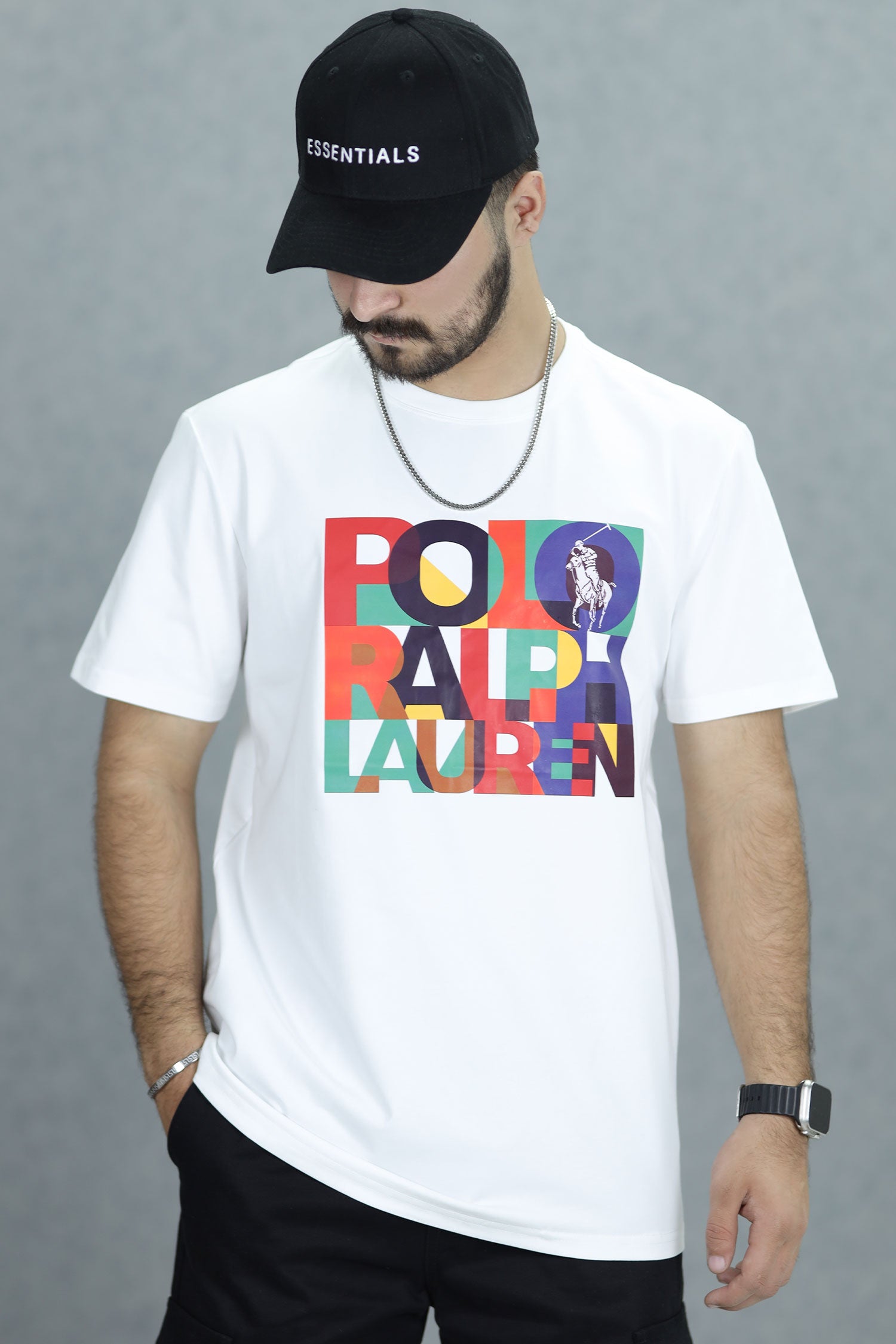 Rph Lren Polo Graphic MonoGram Imported Round Neck T-Shirt