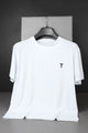 Turbo 'The Gymrat Manifesto' Graphic Performance Dry-Fit Tee In White