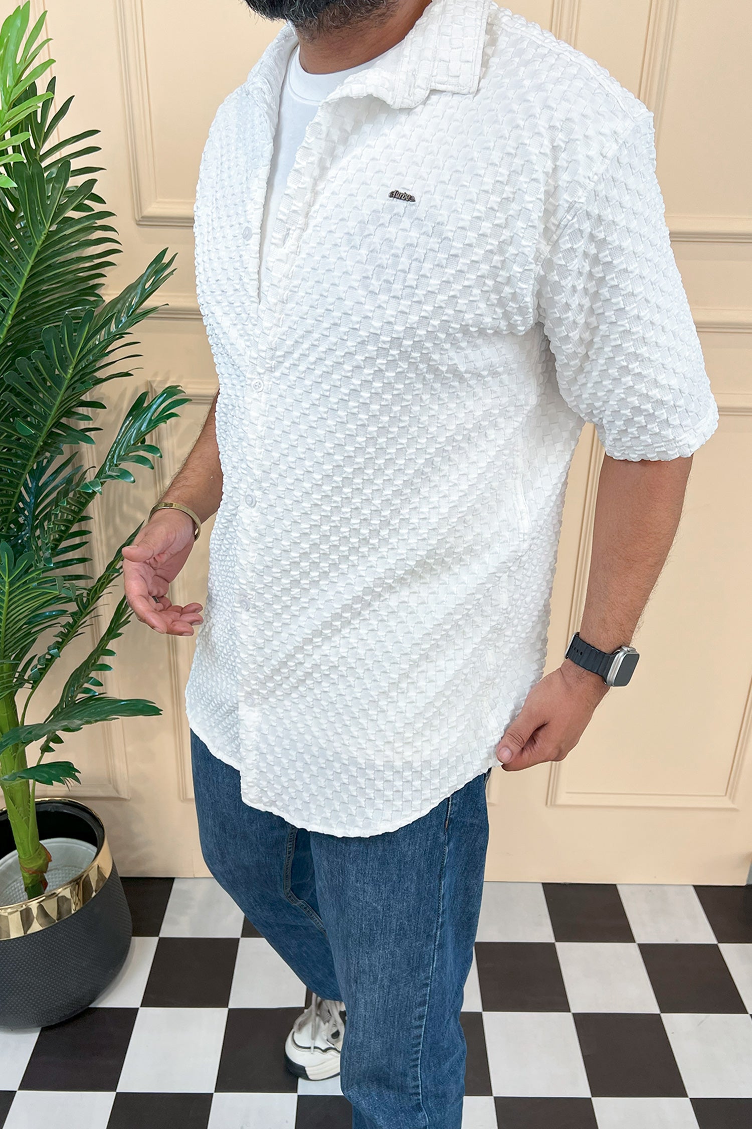Turbo Popcorn Cuba Waffle Casual Shirt