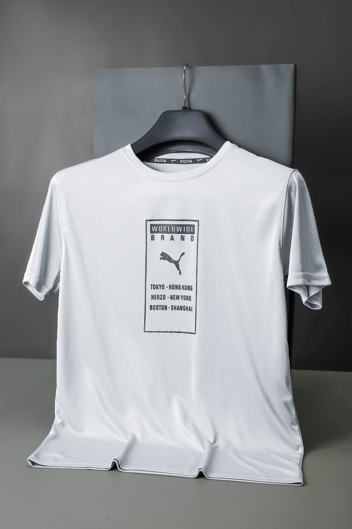 Pma Performance Dry-Fit Tee with Classic Logo In White