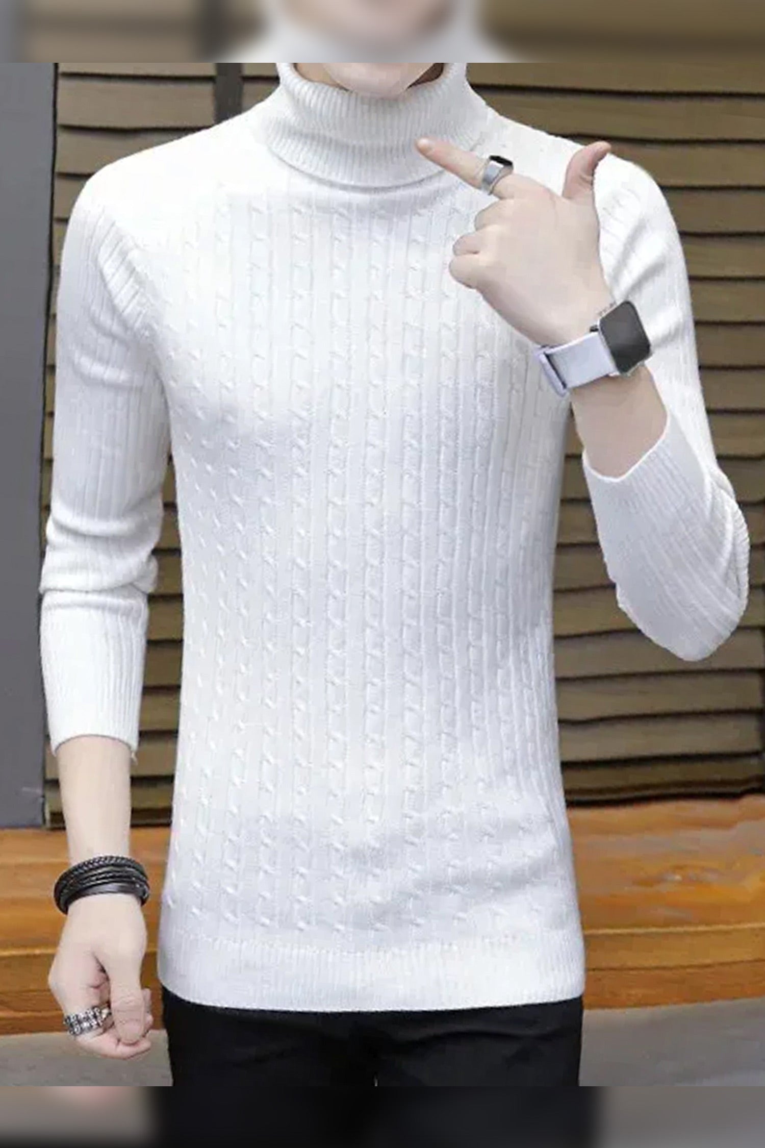 Winter Pullover Turtel High Neck