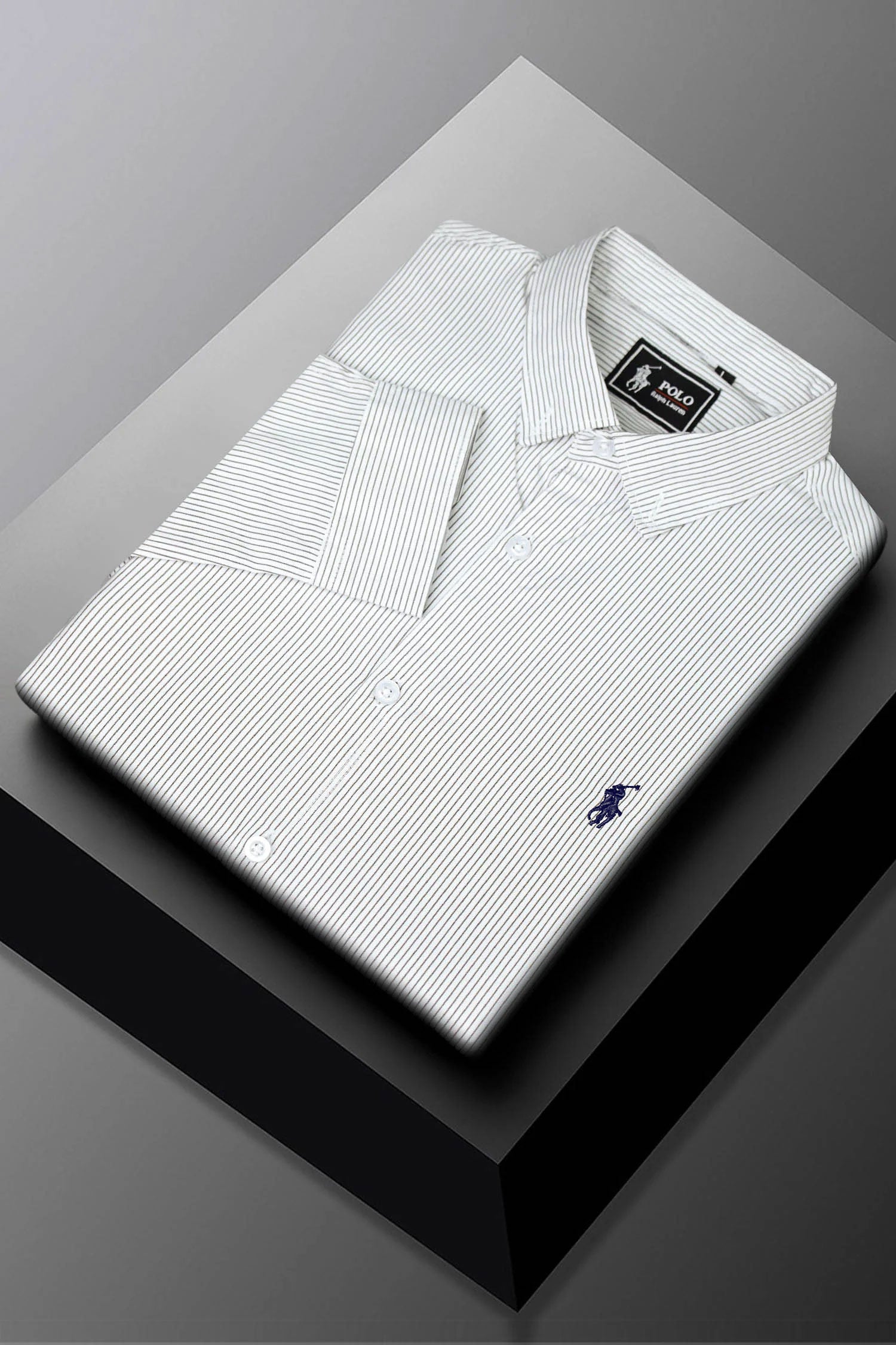Polo Rph Lren Stripe Poplin Cotton Casual Shirt