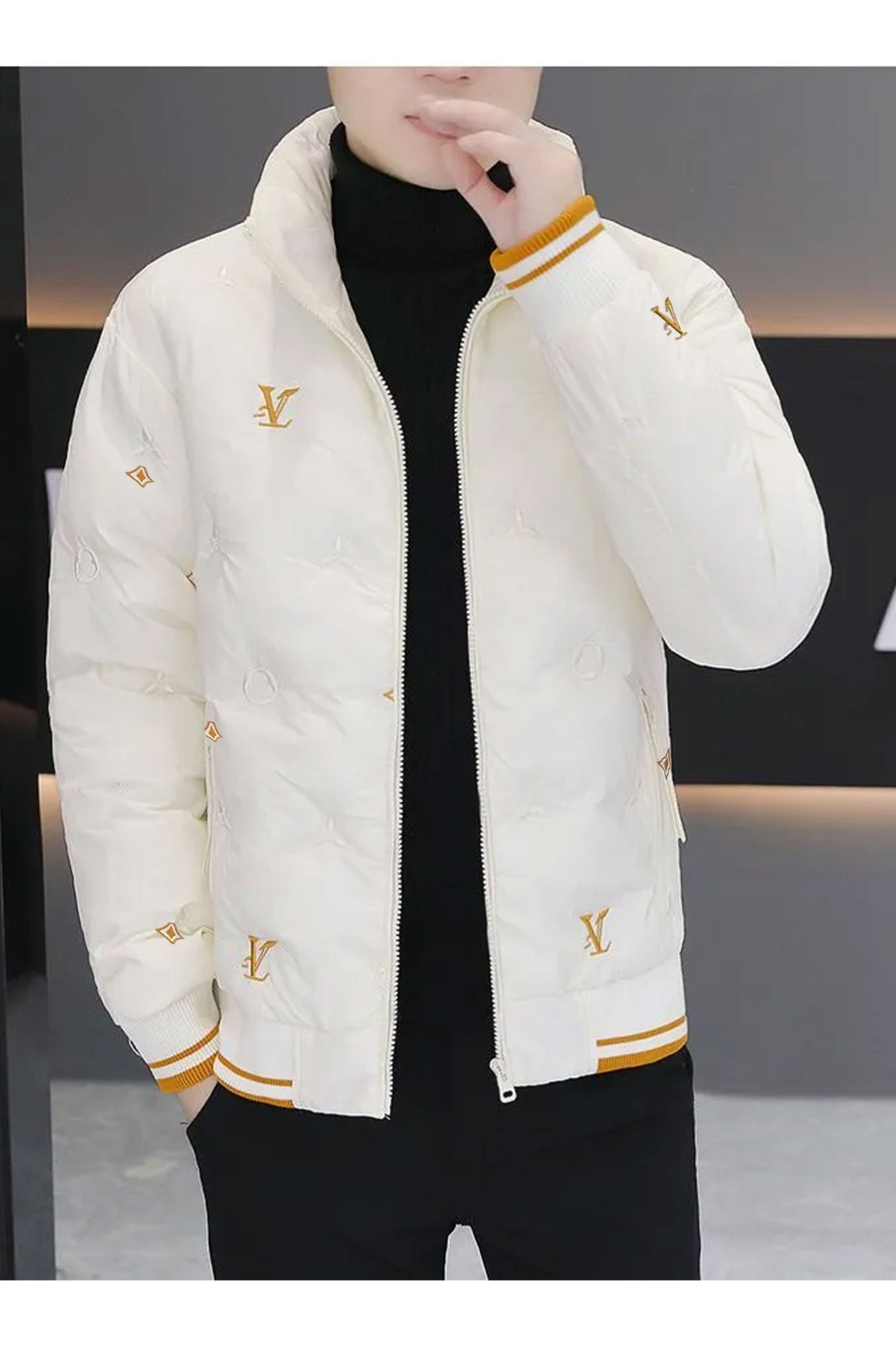 Luis Vten Embossed Branding Imported Puffer Jacket