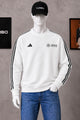 Adds x Mercds-Amg F1 Series Round Neck Men's Sweatshirt In White
