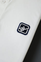 Oslor Weekend Offender Shoulder Panel Men's Polo Shirt In White